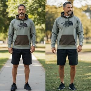 The North Face Men’s Black Flat-Front Performance Shorts